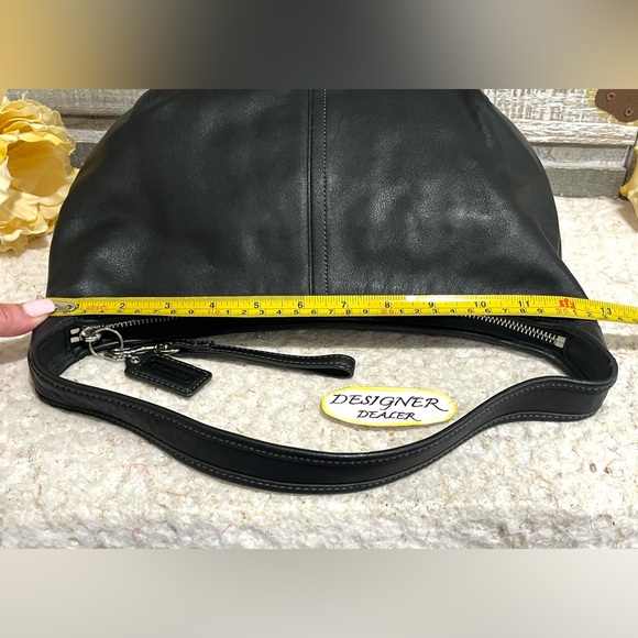 COACH Vintage Ergo Black Leather Hobo Shoulder Bag 12347 VGC! - Picture 8 of 12